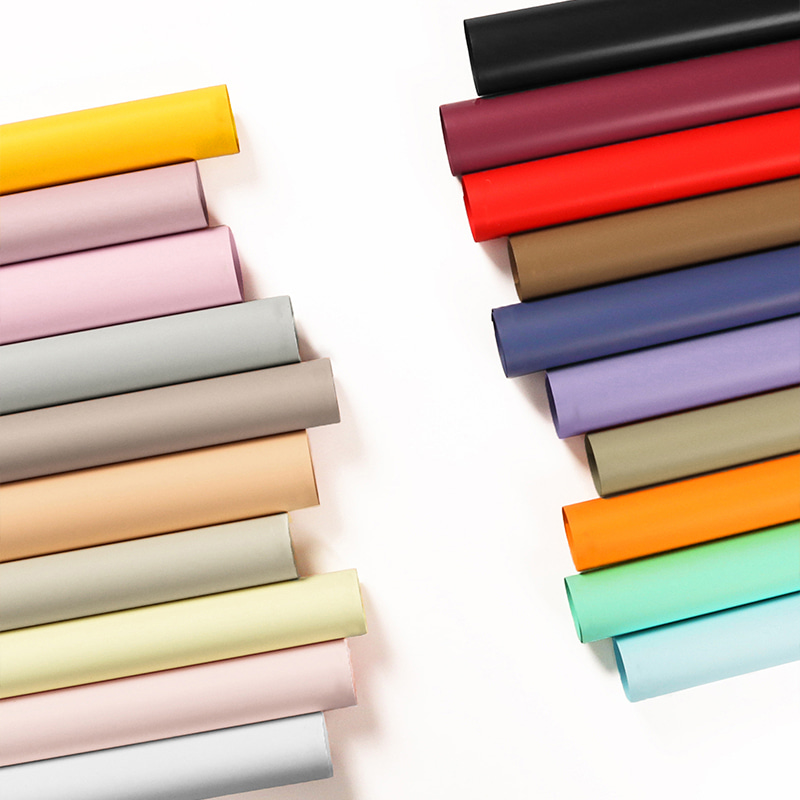 MYHC-30 20 Warna Film Mutiara Kertas Pembungkus Bunga Warna Solid