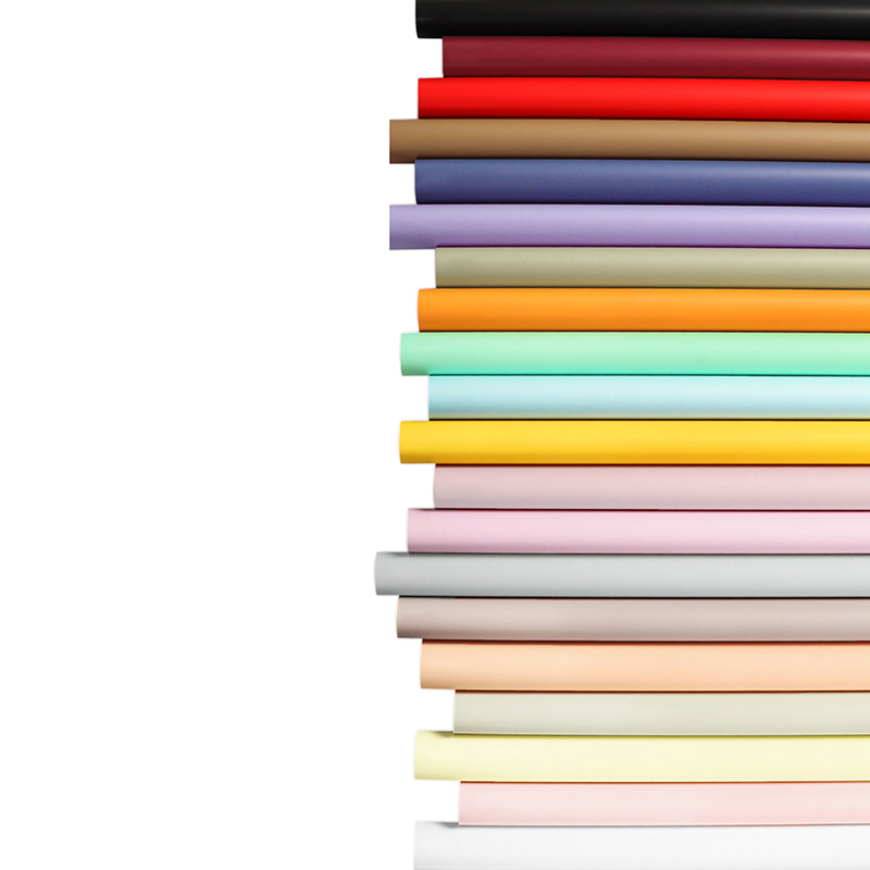 MYHC-30 20 Warna Film Mutiara Kertas Pembungkus Bunga Warna Solid