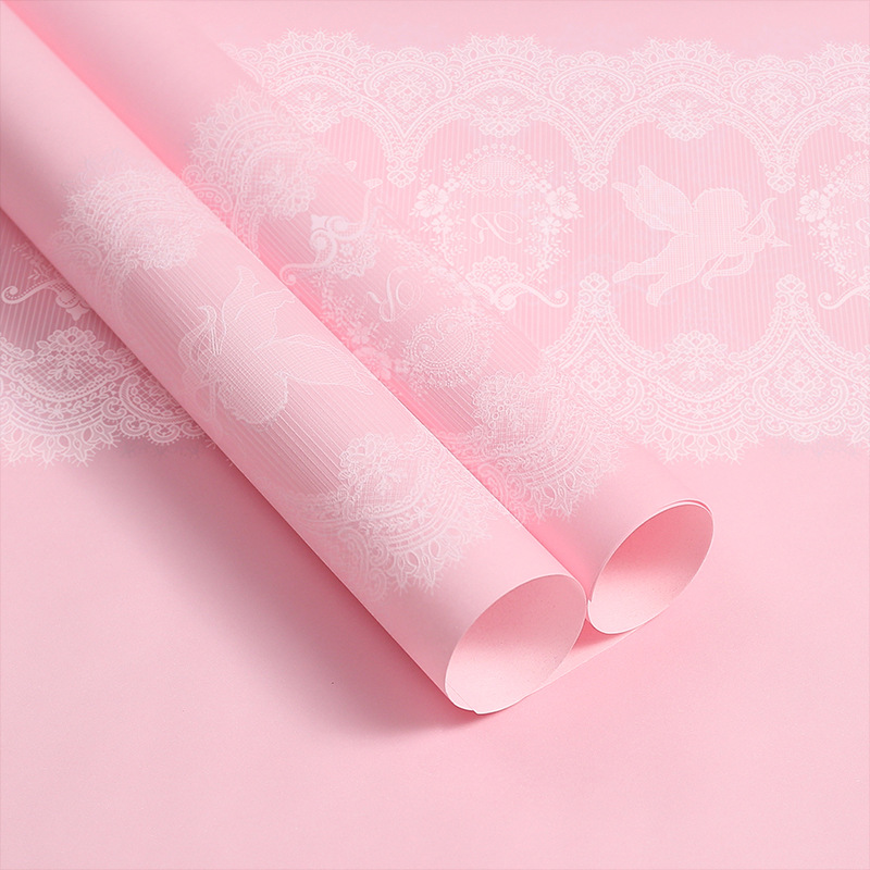 MYHC-46 Pola Renda BOPP Film Kemasan Bunga Tahan Air