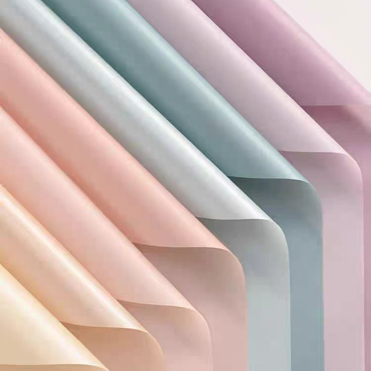 MYHC-59 Yunjin Mattress Film Film Kemasan Bunga Warna Solid