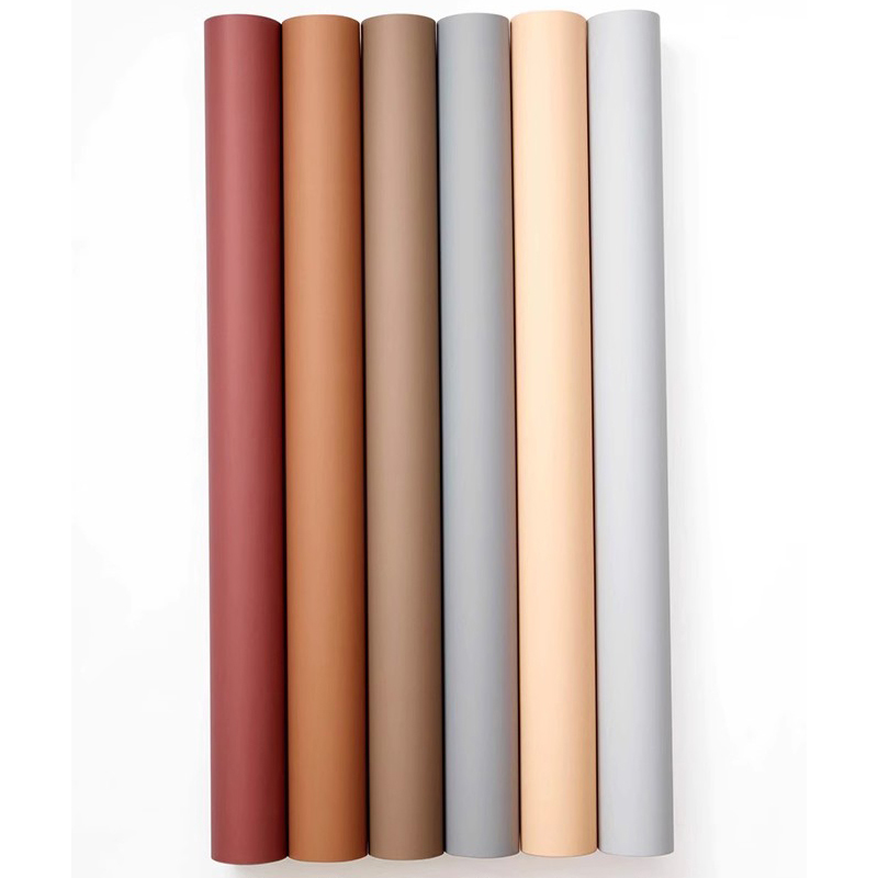 MYHC-68 Pearl Film 8 Silk 45×50cm (± 2cm) Kertas Pembungkus Bunga Warna Solid