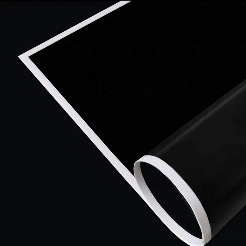 MYHC-69 Black And White Noble Matting Film (BOPP) Kertas Pembungkus Bunga Tahan Air