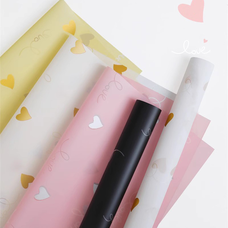 MYHC-75 6 Warna Film Kemasan Bunga Matte 57×57cm (±2cm).