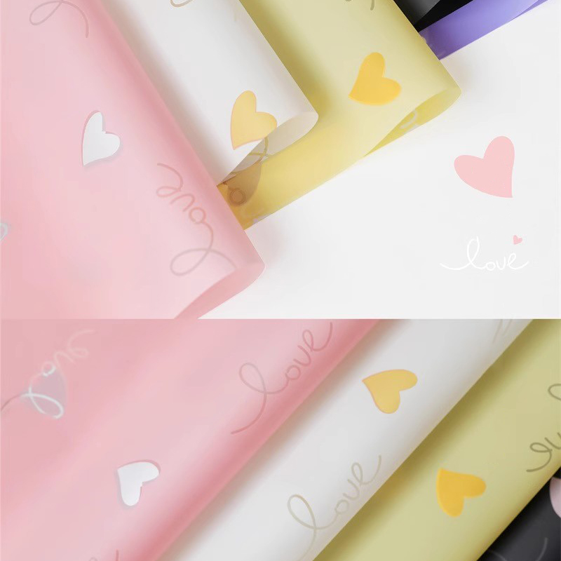 MYHC-75 6 Warna Film Kemasan Bunga Matte 57×57cm (±2cm).