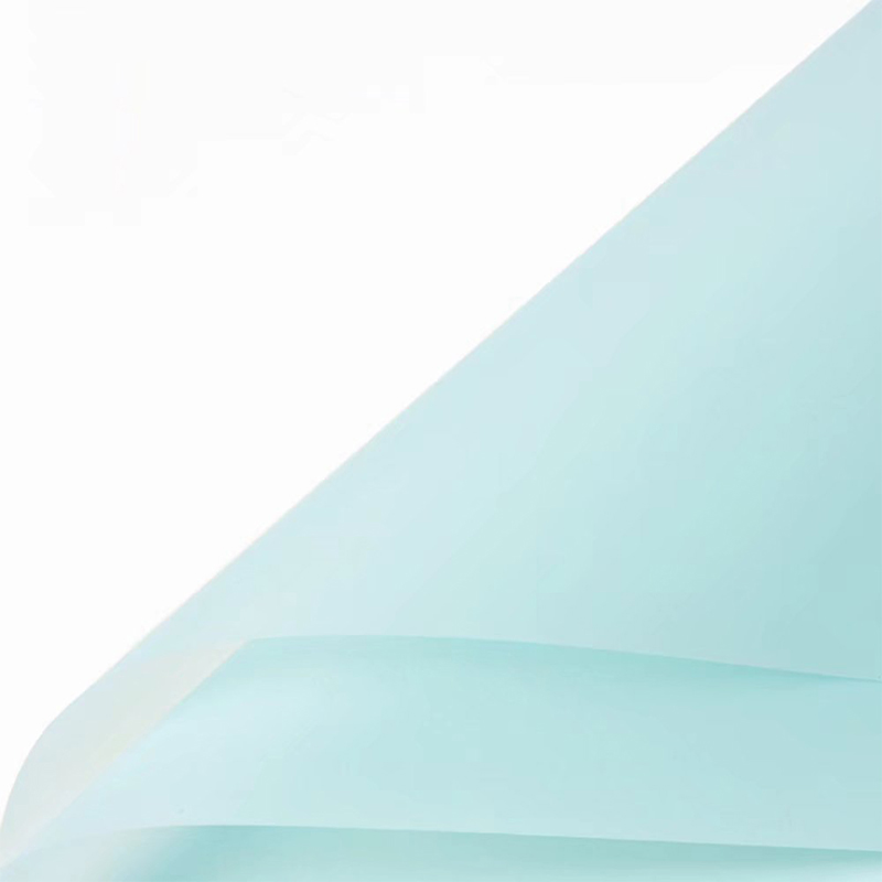 Kertas pembungkus bunga tembus warna solid matte