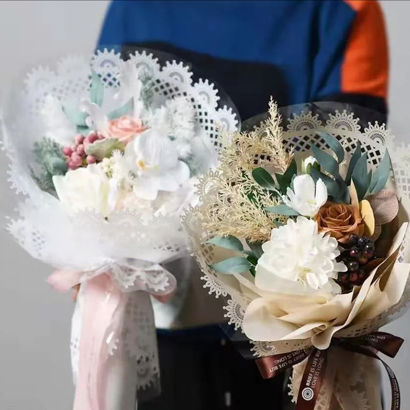 Kertas Pembungkus Renda Tahan Air Tebal Plastik