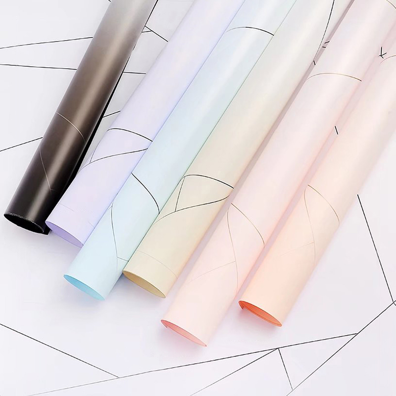 Kertas bunga plastik buram tebal